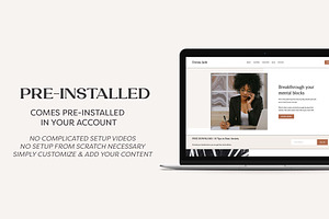 Squarespace 7.1 Template: Donna