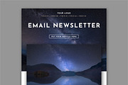 Digital Email Newsletter Layout, an Email Template by tomsarraipodesign (Thumbnail 2 of 2)