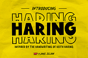 Haring Font Family, a Font by Zelly Design Co. (Thumbnail 2 of 6)