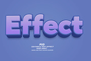 Effect PSD 3D Editable Text Effect, a Layer Style Add-On by TrueVector (Thumbnail 1 of 2)
