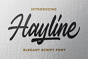 Hayline - Elegant Script Font, a Script Font by Blankids Studio (Thumbnail 1 of 10)