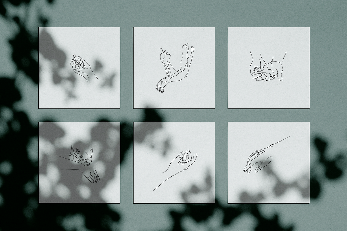 Hands Line Drawings, a Person Illustration by Delightful Design (Photo 6 of 7)