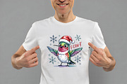 Funny Hummingbird F-Caw-F Christmas, an Illustration by Daily.Designs (Thumbnail 2 of 5)