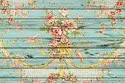 French Wood texture floral paper, a Texture Graphic by DidiArtWorld (Thumbnail 4 of 5)