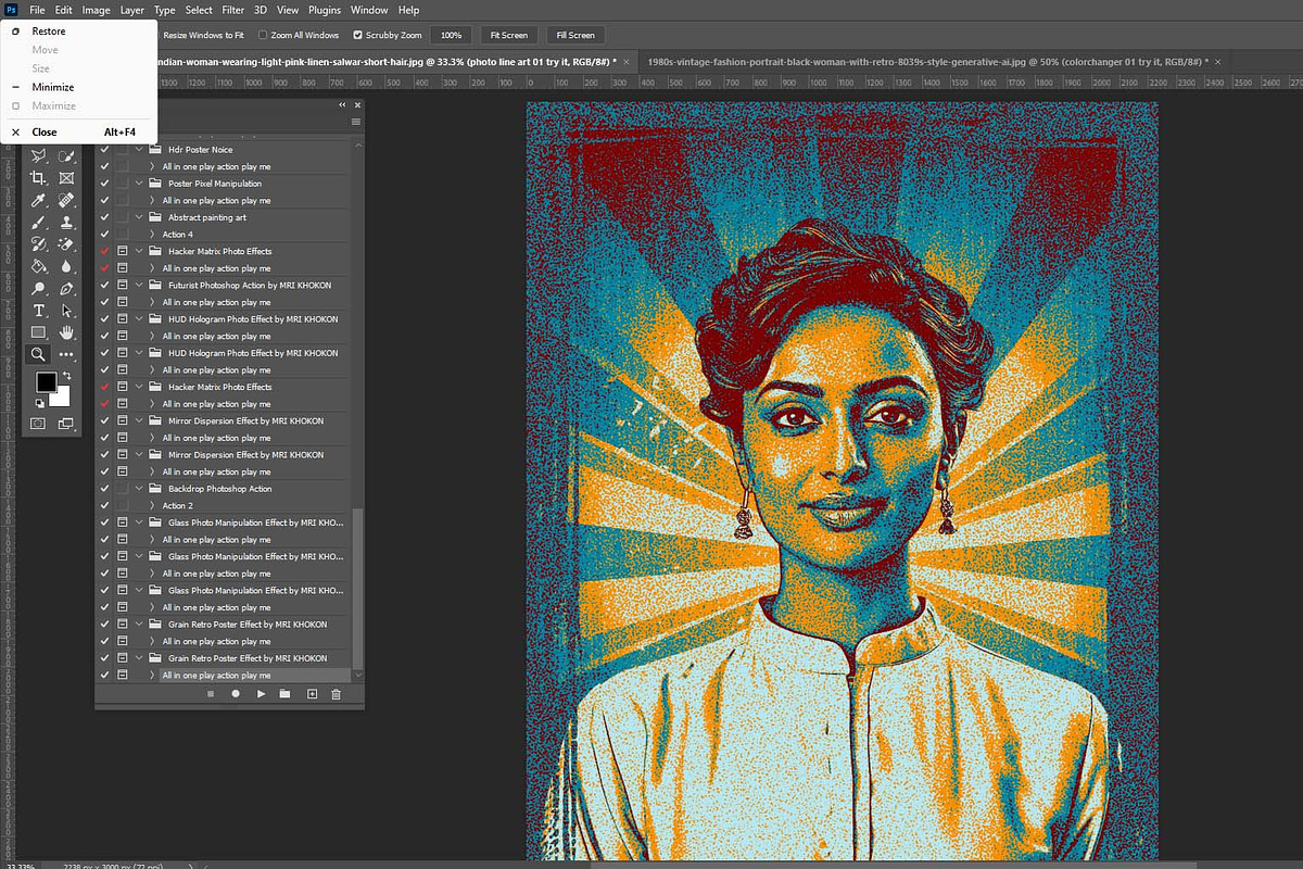 Grain Retro Poster Effect, an Action Add-On by MRI STUDIO (Photo 5 of 14)