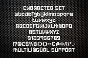 Steel Frame Modern Industrial Font, a Font by PutraCetol Studio (Thumbnail 5 of 5)
