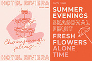 Hotel Riviera | Font collection, a Handwritten Font by AngelinaKovel (Thumbnail 12 of 16)