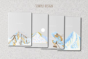 Notebooks mockup, a Print Template by ⚞ Kind Illustration ⚟ (Thumbnail 4 of 4)