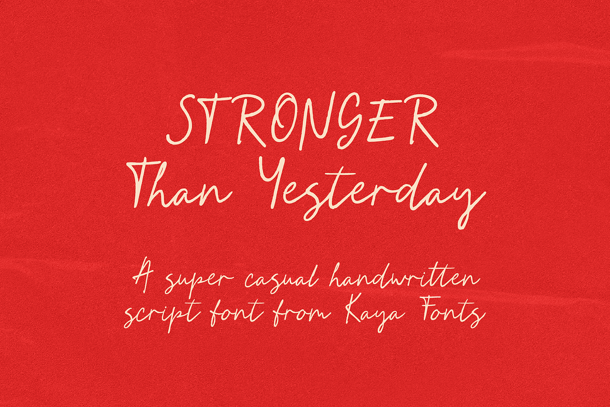 Handwritten Pencil Script Font, a Handwritten Font by Kaya Fonts (Photo 41 of 41)