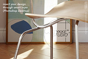WARM WOOD | Art Studio Frame Mockup, a Household Mockup by Stykke Studio (Thumbnail 5 of 6)