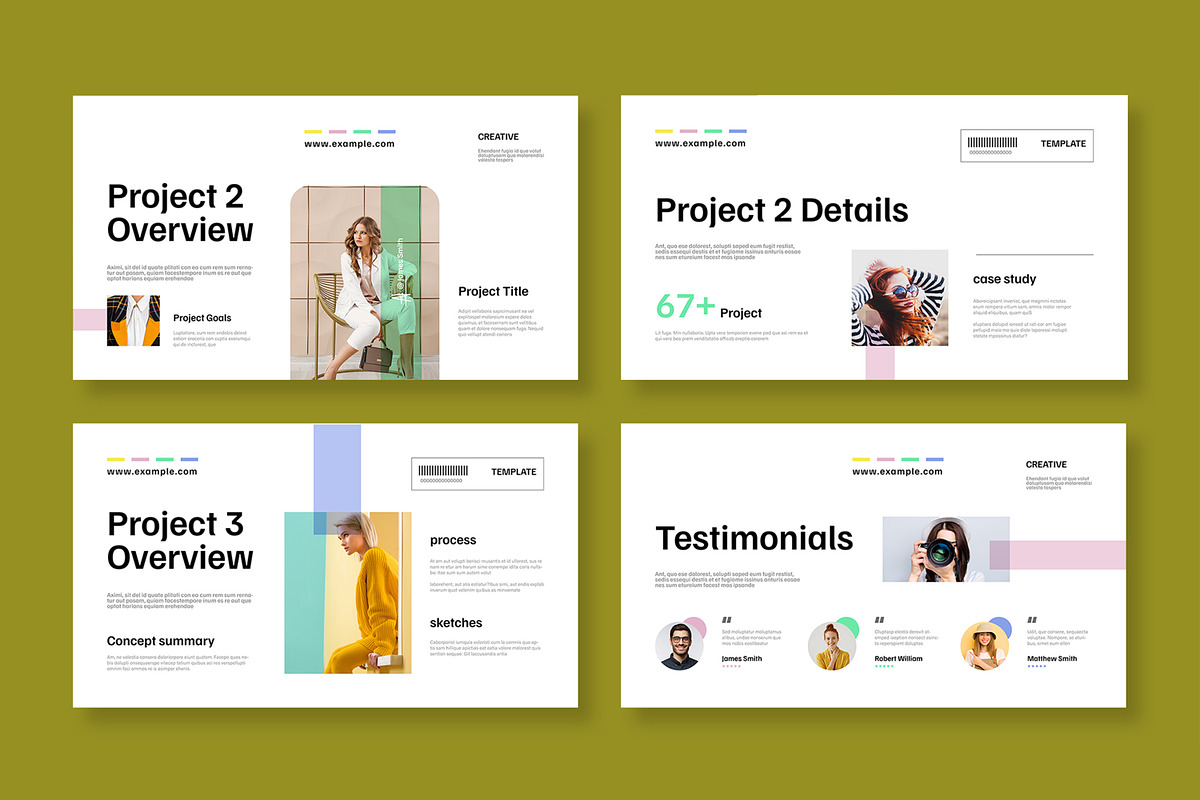 Clean Portfolio Presentation Slides, a Brochure Template by MightyDesign (Photo 3 of 8)