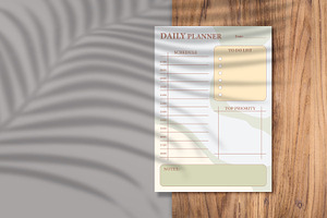 Daily Planner Sheet Design -19