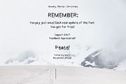 Stocking Suffer Calligraphy Font, a Script Font by n.A Studio (Thumbnail 9 of 9)