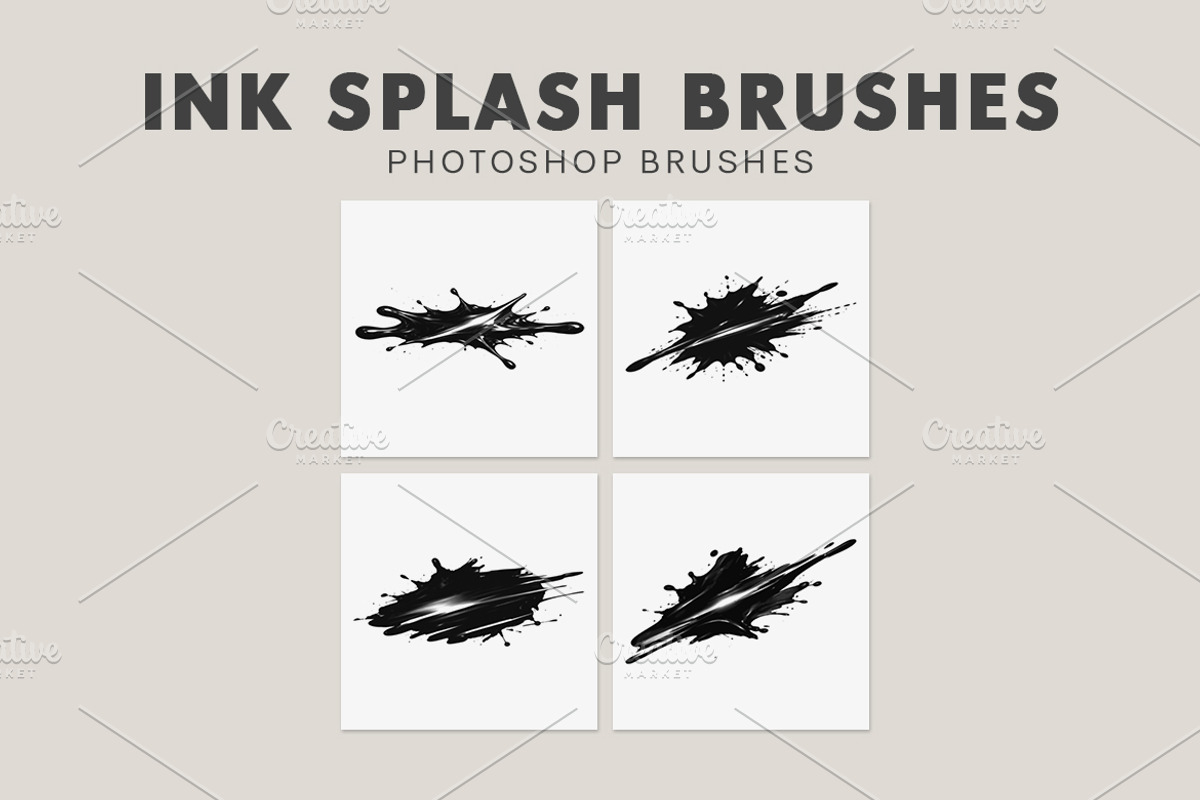 Ink Splash Brushes, a Brush Add-On by AB-TheDesigner (Photo 4 of 4)