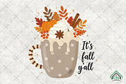 Whipped Fall Drink PNG, an Illustration by Craft Nest (Thumbnail 1 of 6)