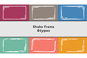 Shake frame 6types (Mogrt), a Templates & Theme by mikenoki (Thumbnail 1 of 2)
