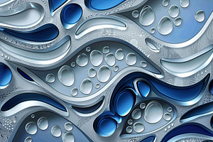 Elegant background with abstract dro, a Photo by LOGOCREATIVE