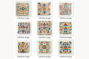 9 Folk Flower Pattern Illustration, a Decorative Illustration by ARTOZEN DIGITAL (Thumbnail 11 of 11)