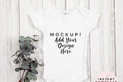 Onesie Mockup Bundle, Boy Bodysuit, an Apparel Mockup by SUBLIME Styled Stock (Thumbnail 2 of 13)