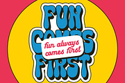 Gumdrop Pop Retro Bubble Font, a Sans Serif Font by Littlehand (Thumbnail 6 of 9)