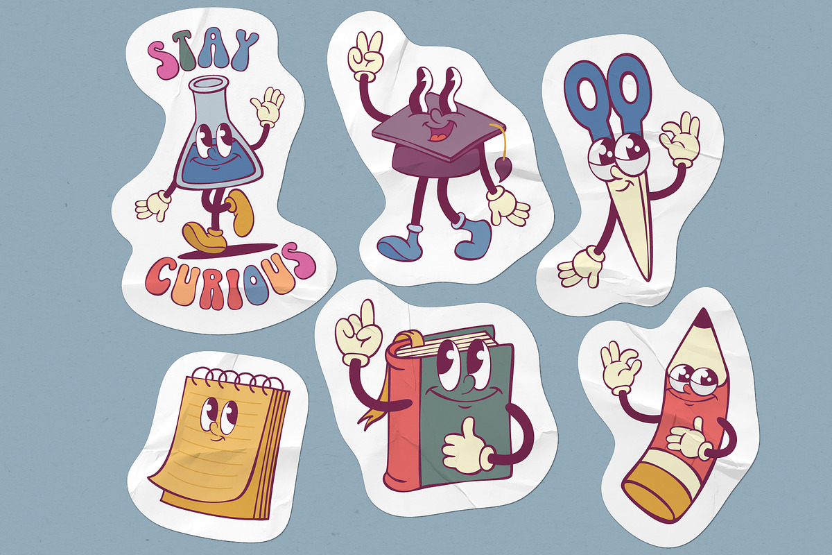 Back To School Mascot Creator, an Illustration by Anastasiya Klempach (Photo 10 of 11)