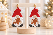 Gnome Earrings Embroidery Design, an Object Graphic by Craft Nest (Thumbnail 4 of 4)