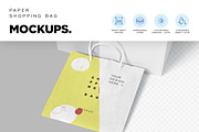 Kraft Paper Shopping Bag Mockups, a Packaging Mockup by DesignNeutrons (Thumbnail 3 of 7)