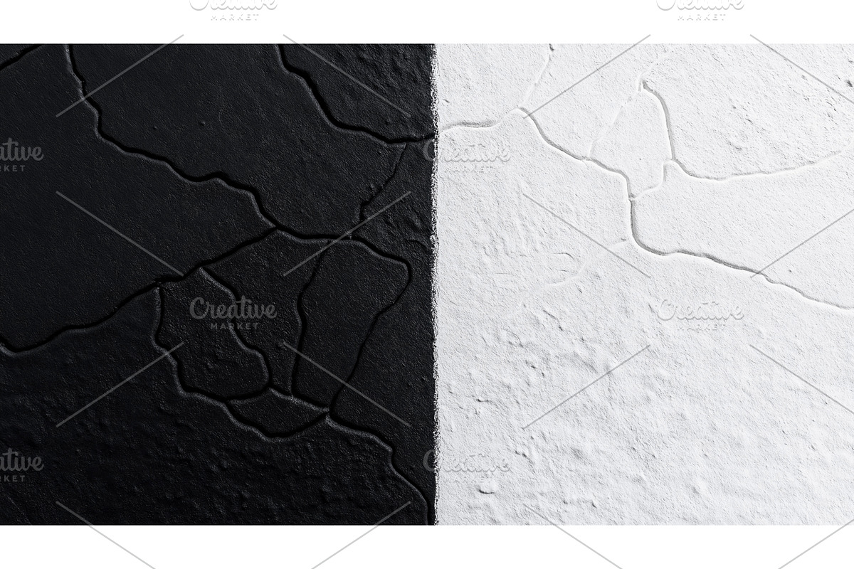 High contrast black and white, a Texture Illustration by Sergey Kotenev