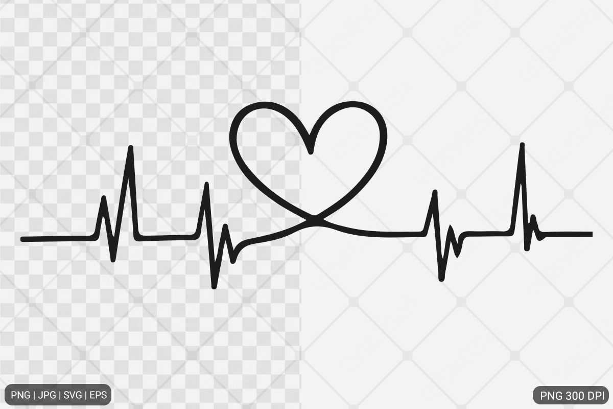 Heartbeat SVG PNG Design Bundle, an Illustration by Actual Pixel (Photo 8 of 12)