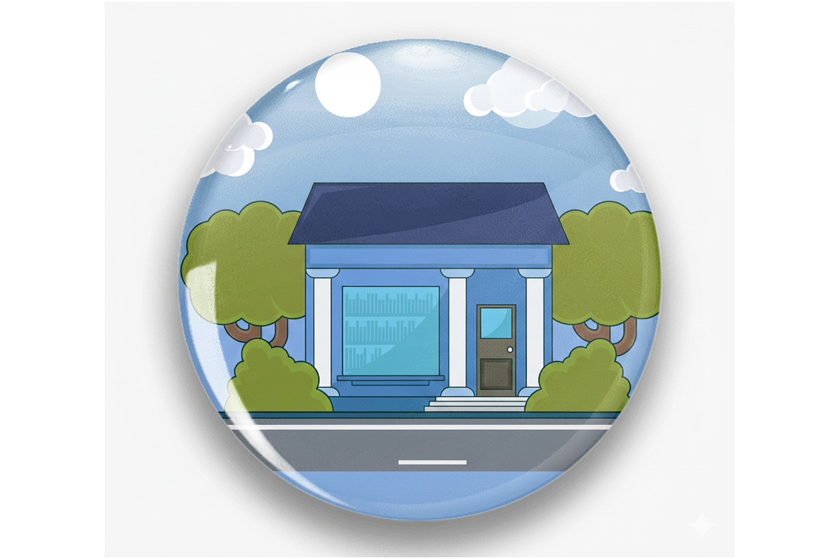 library building landscaped vector, an Education Illustration by zyxroun shop (Photo 2 of 3)