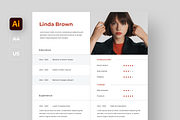 Clean Resume Template, a Resume Template by Filip Studio (Thumbnail 1 of 4)