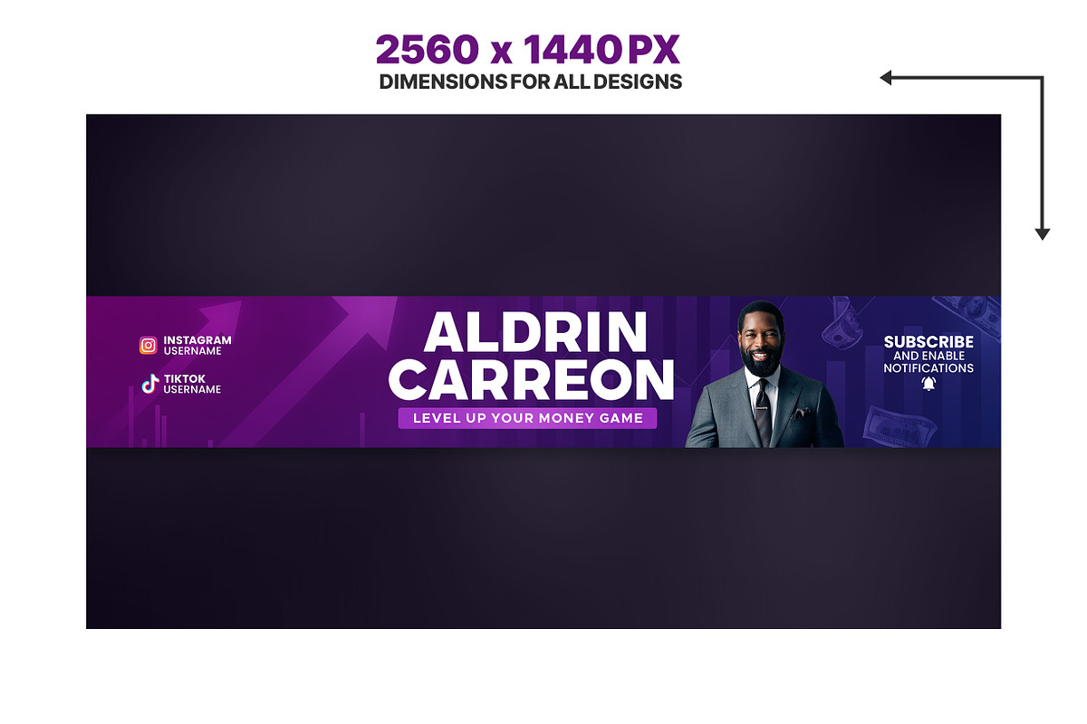 Business YouTube Banner Bundle Pack, a Social Media Template by Vaughn Studios (Photo 5 of 8)