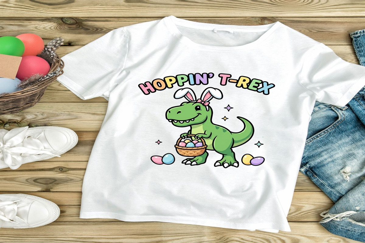 Dinosaur Easter Sublimation PNG, an Object Graphic by EllaMaiyaali (Photo 3 of 5)