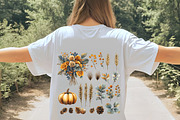 Watercolor Autumn Leaves Clipart, a Transportation Illustration by Digital Artistic99 (Thumbnail 5 of 8)
