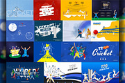 Cricket 2021 Bundle Vol-1, a Sport Illustration by Allies Interactive (Thumbnail 3 of 4)
