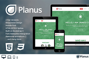 Planus - One-Page Bootstrap Theme