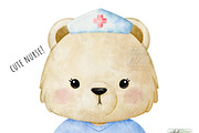 Nurse and Doctor Bear Medical, a Healthcare Illustration by TitaLivingArt (Thumbnail 8 of 9)