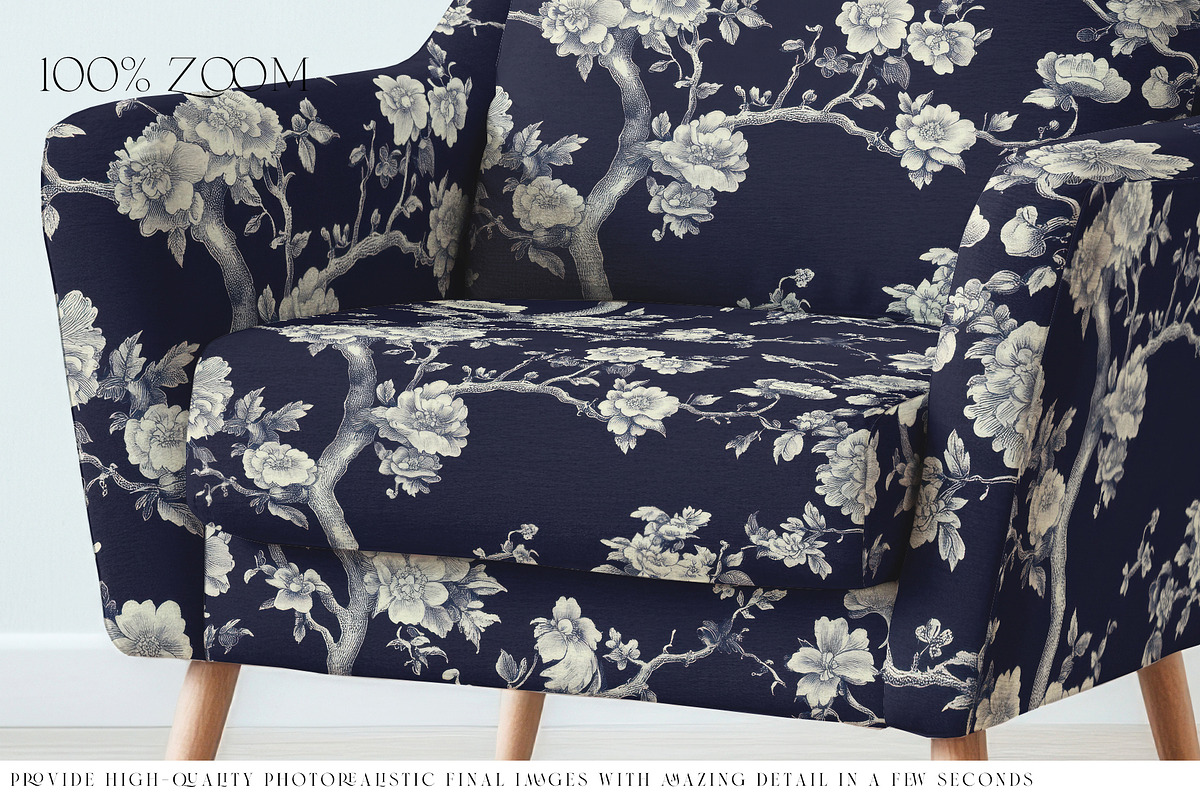 Armchair Upholstery Mockup, a Product Mockup by mock-ups (Photo 6 of 15)