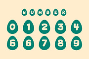 Egg Bunny Easter Font, a Symbol Font by Fourteen Letter (Thumbnail 3 of 8)