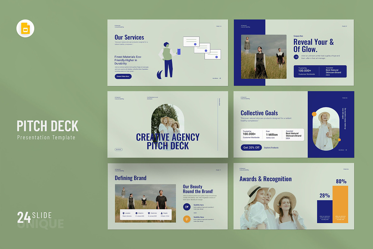Creative Agency Pitch Deck, a Presentation Template by KreateTribe (Photo 4 of 5)
