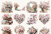 Floral Lifestyle Clipart Bundle, an Object Illustration by BusyDaydesign (Thumbnail 3 of 9)