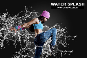 Water Splash Photoshop Action