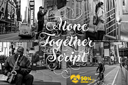 Alone Together Script, a Script Font by Roland Huse Design (Thumbnail 1 of 5)