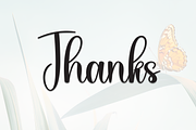 Beauty Butterfly | Script Font, a Handwritten Font by Scratchones (Thumbnail 9 of 9)