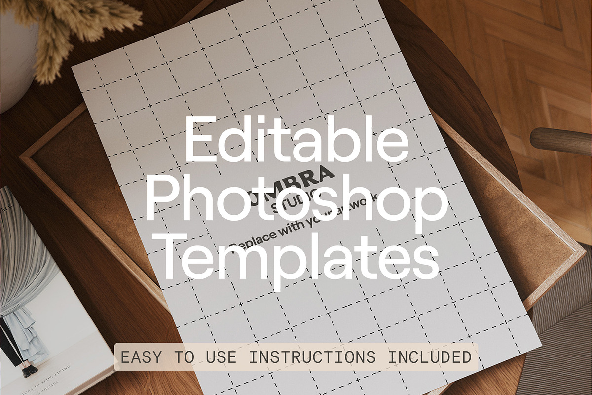 Close-up Frame Mockup Bundle DIN A, a Household Mockup by Ombra Studio (Photo 9 of 11)
