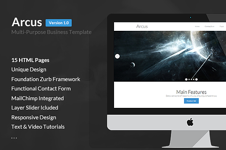 Arcus | Multi-Purpose Template