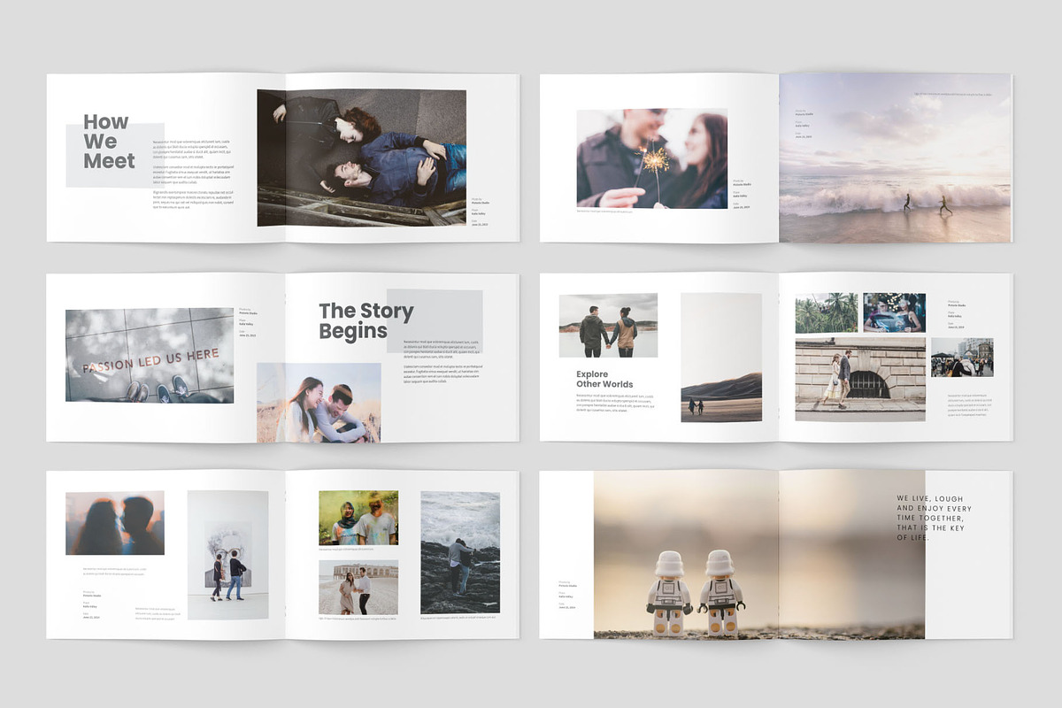 A5 Story Photobook, a Brochure Template by Meenom Templates (Photo 8 of 9)