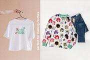 Girl power pattern set, a Pattern Graphic by ninakosh (Thumbnail 2 of 8)