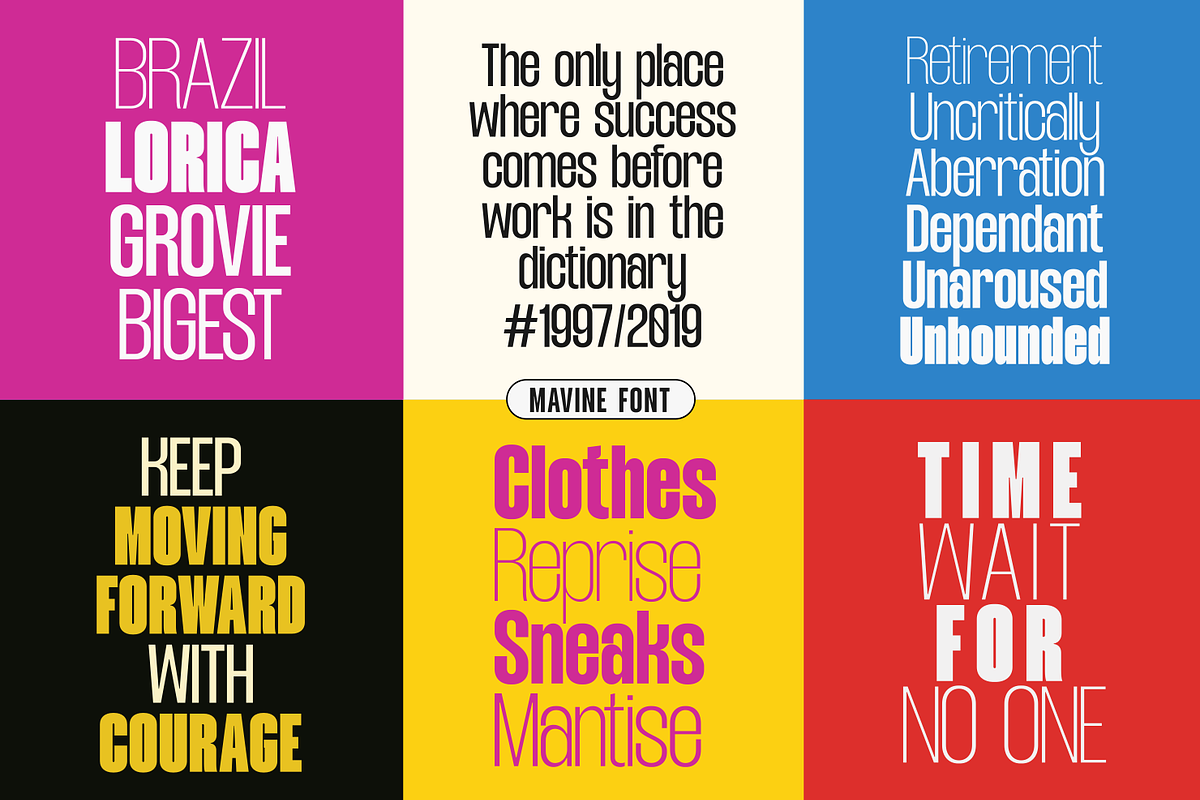 Mavine, a Sans Serif Font by zeenesia (Photo 7 of 17)