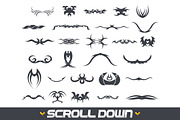 50 Tribal Custom Shapes, a Shape Add-On by VectorMedia (Thumbnail 2 of 2)